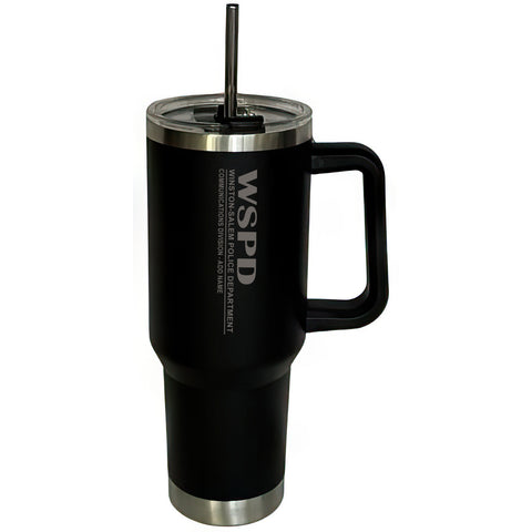 Personalize WSPD 40 Ounce Beverage Tumbler with Side Handle